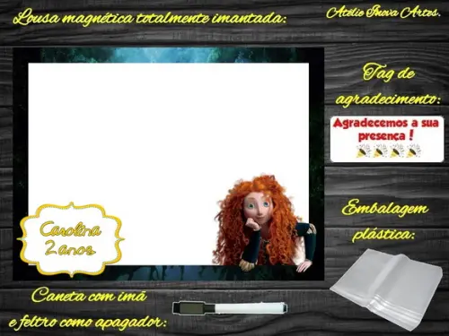 Lousa Magnética Valente com Embalagem