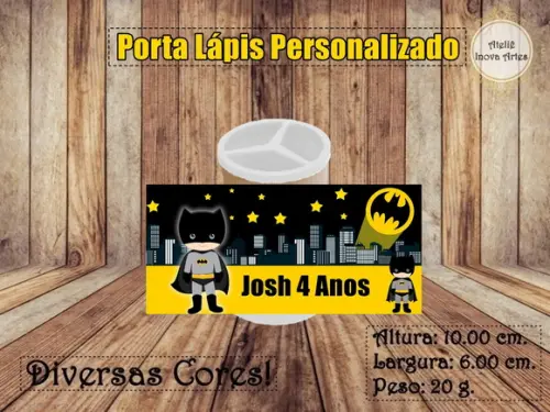 Porta Lápis Personalizado Batman