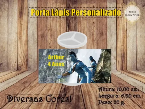 Porta Lápis Personalizado Avatar