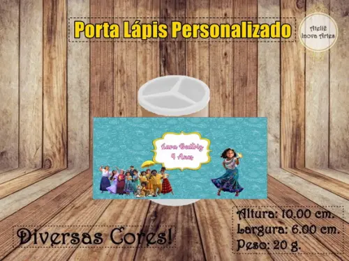 Porta Lápis Personalizado Encanto