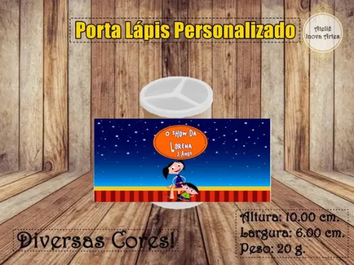 Porta Lápis Personalizado Show da Luna