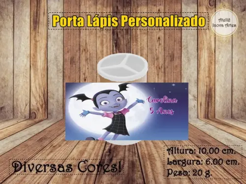Porta Lápis Personalizado Vampirina