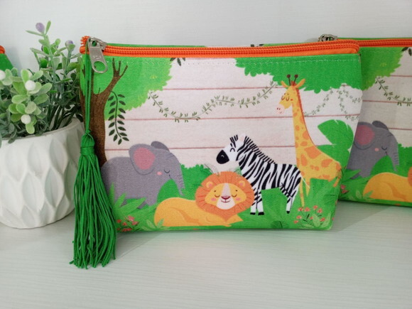 Bolsinha Lembrancinha Infantil Safari