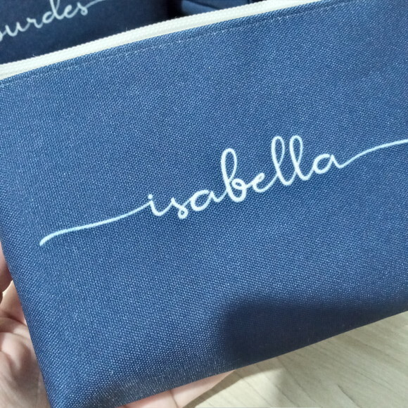 Bolsinha Necessaire Personalizada Azul
