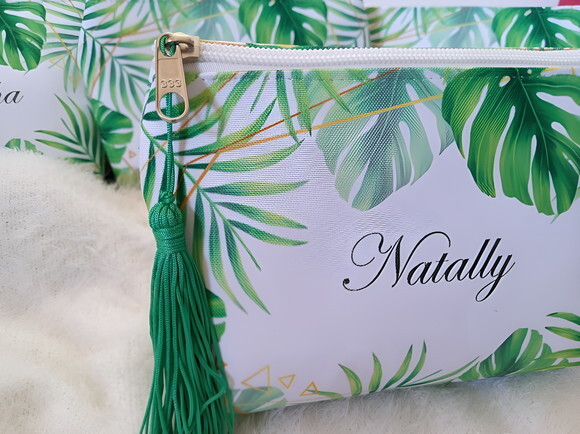 Bolsinha Necessaire Personalizada Floral