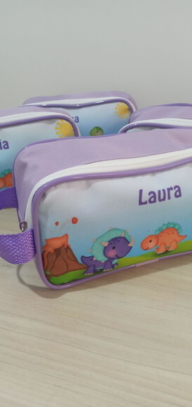 Estojo Infantil Personalizado Dino Baby