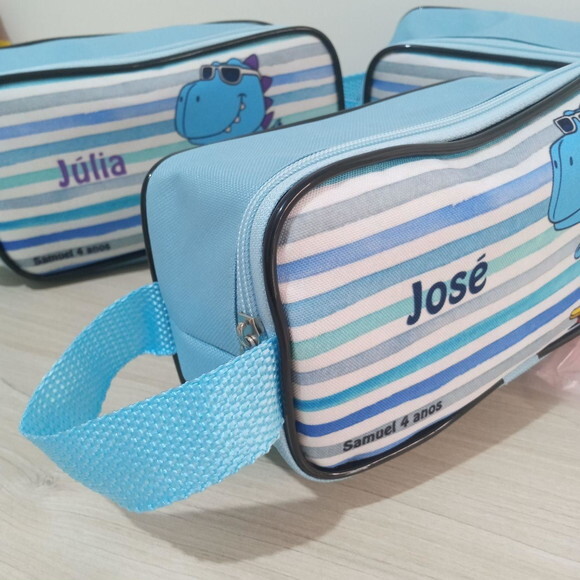Estojo Infantil Personalizado Dinossauro