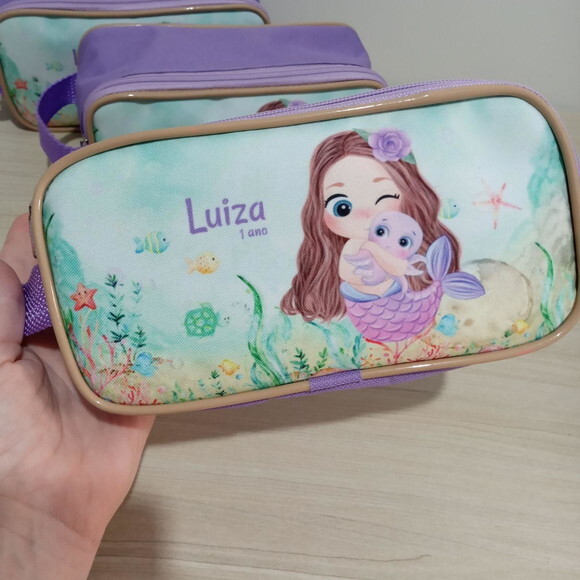 Estojo Personalizado Fundo do Mar Sereia