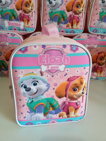 Mochilinha Patrulha Canina Rosa Sky