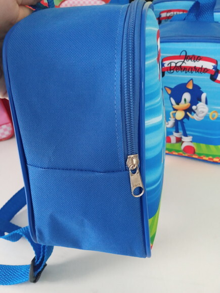 Mochilinha Personalizada Sonic