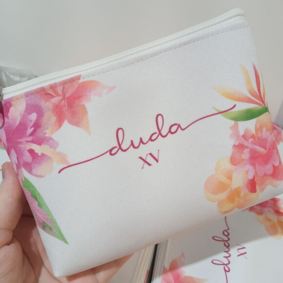 Necessaire Fucsia Personalizada para Lembrancinha e Brindes