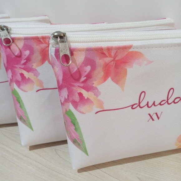 Necessaire Fucsia Personalizada para Lembrancinha e Brindes
