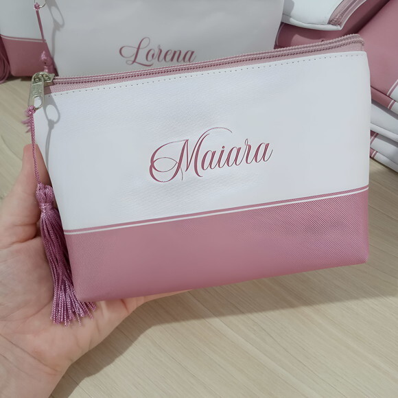 Necessaire Madrinha Rosê, Rosa Queimado
