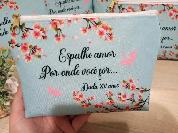 Necessaire Personalizada Espalhe Amor Mulheres, Maes