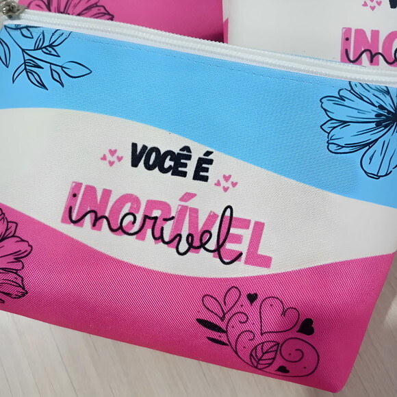 Necessaire Personalizada Dia das Mulheres, Mães, Brinde Corp