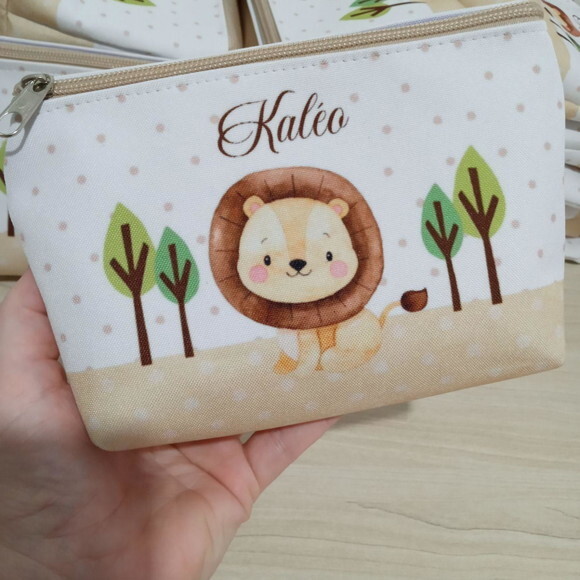 Necessaire Personalizada Lembrancinha Infantil Safari