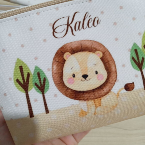 Necessaire Personalizada Lembrancinha Infantil Safari