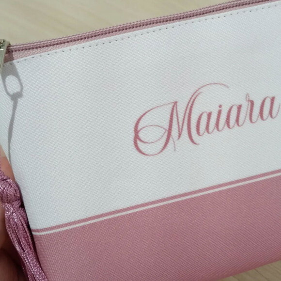 Necessaire Personalizada Rosa Queimado, Rosê Madrinhas
