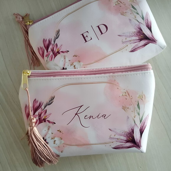 Necessaire Personalizada, Rosa Queimado, Rosê