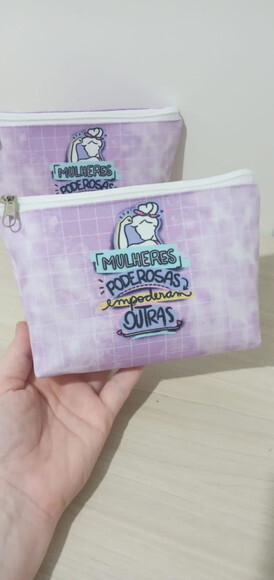 Necessaire Rosa, Lilás, Lavanda Mulheres