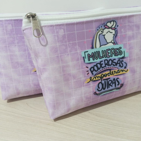 Necessaire Rosa, Lilás, Lavanda Mulheres