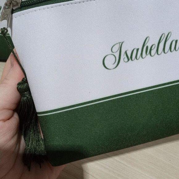 Necessaire Verde Oliva, Musgo Personalizada