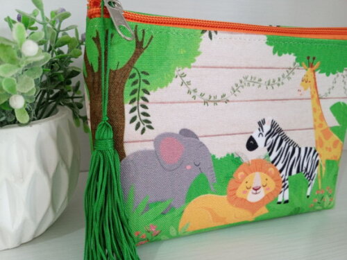 Bolsinha Lembrancinha Infantil Safari