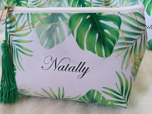 Bolsinha Necessaire Personalizada Floral