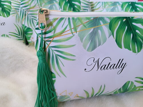 Bolsinha Necessaire Personalizada Floral