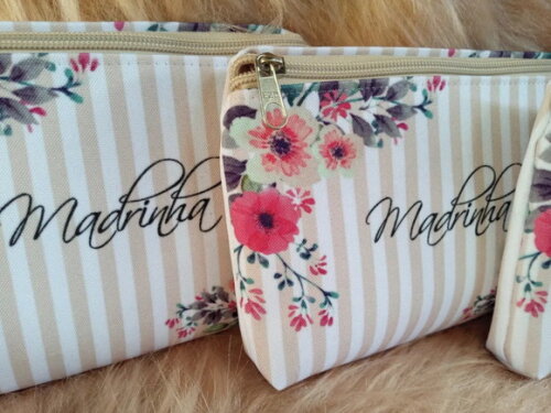 Bolsinha Necessaire Personalizada Madrinhas