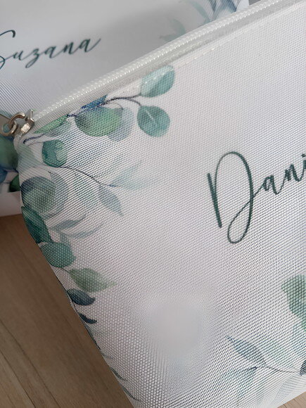 Bolsinha Necessaire Personalizada Verde Oliva