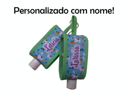 Chaveiro Porta Álcool em Gel