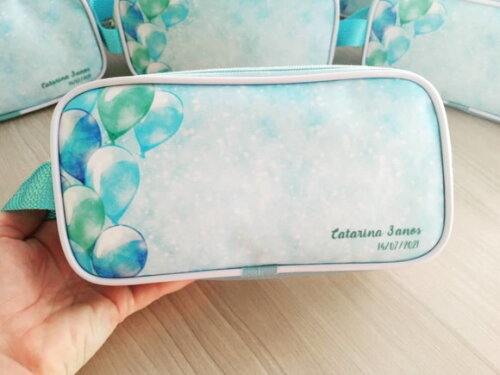 Estojo Balões Aquarela