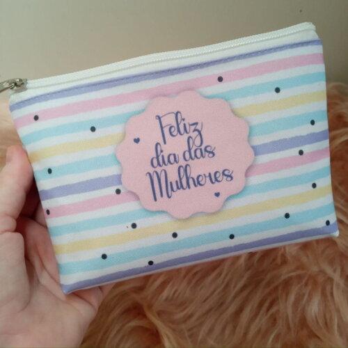 Necessaire Dia da Mulher Lembrancinhas Brindes