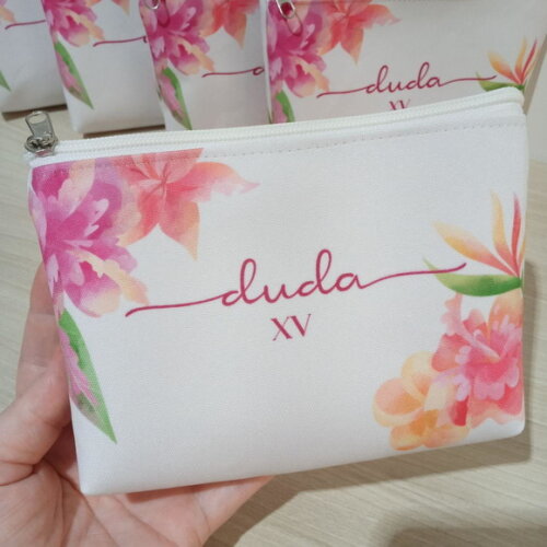 Necessaire Fucsia Personalizada para Lembrancinha e Brindes