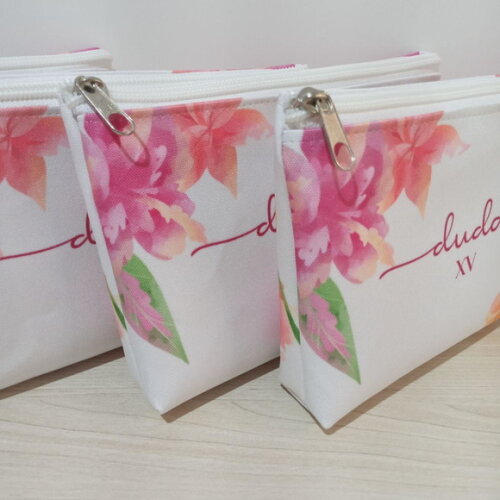 Necessaire Fucsia Personalizada para Lembrancinha e Brindes