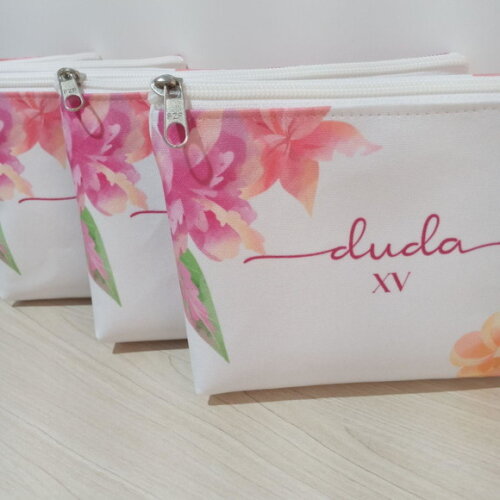 Necessaire Fucsia Personalizada para Lembrancinha e Brindes