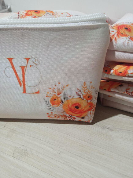 Necessaire Laranja Personalizada para Lembrancinha e Brindes