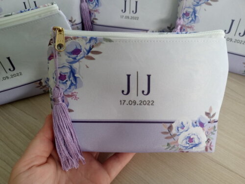 Necessaire Madrinha Personalizada Lavanda Lilás