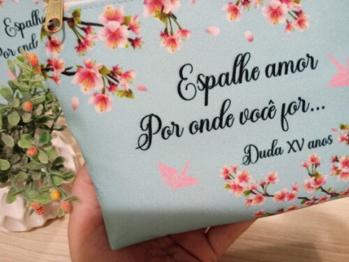 Necessaire Personalizada Espalhe Amor Mulheres, Maes