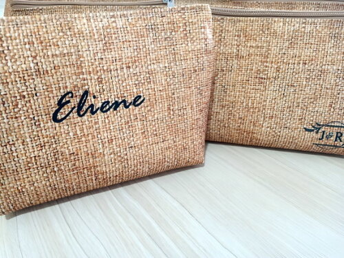 Necessaire Personalizada Juta, Cru, Rustica Casamento