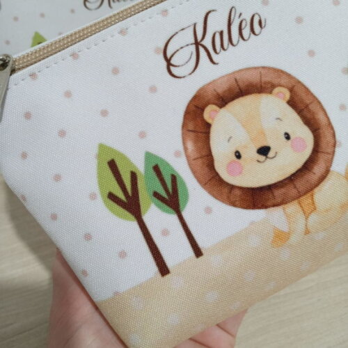 Necessaire Personalizada Lembrancinha Infantil Safari