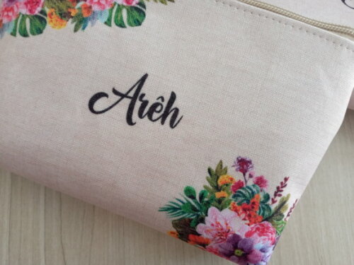 Necessaire Personalizada, Lembrancinha | Estampa Rustica Jut