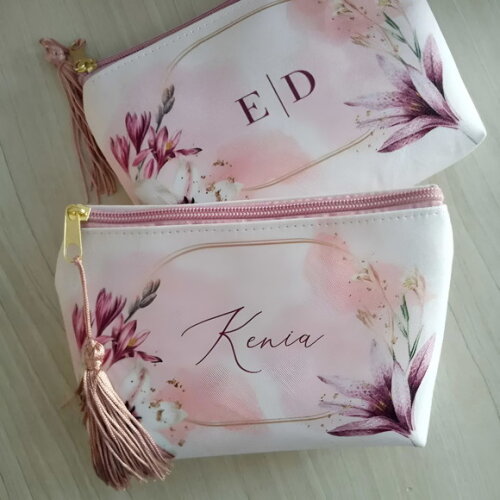 Necessaire Personalizada, Rosa Queimado, Rosê