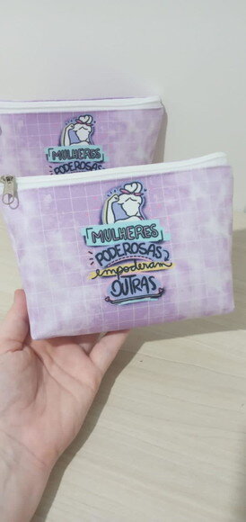 Necessaire Rosa, Lilás, Lavanda Mulheres