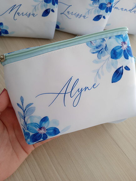 Necessaires Personalizadas Azul Casamento, Empresas, Brindes