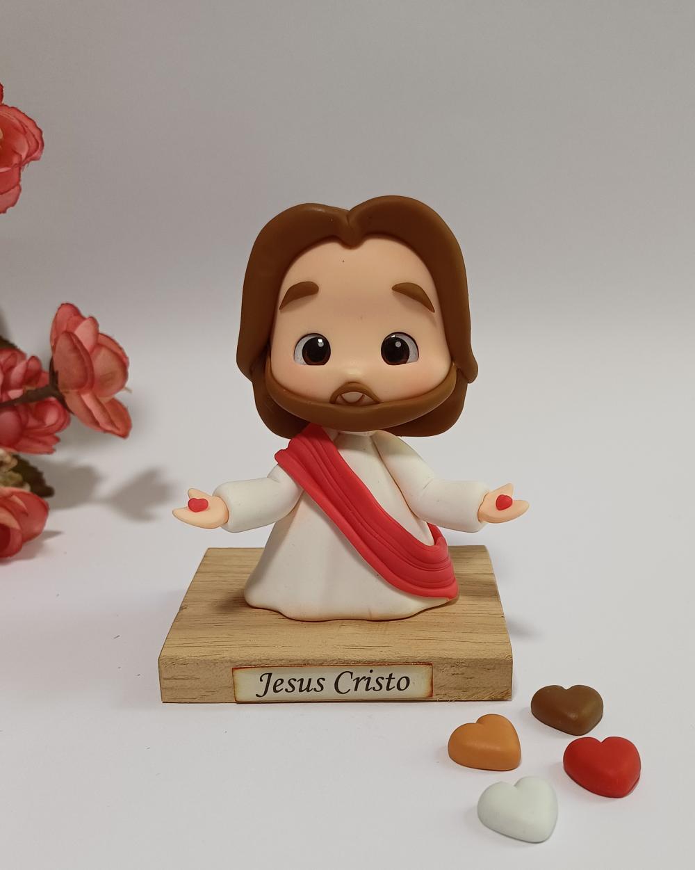 Jesus Cristo em Biscuit Decoração Religiosa | Presente