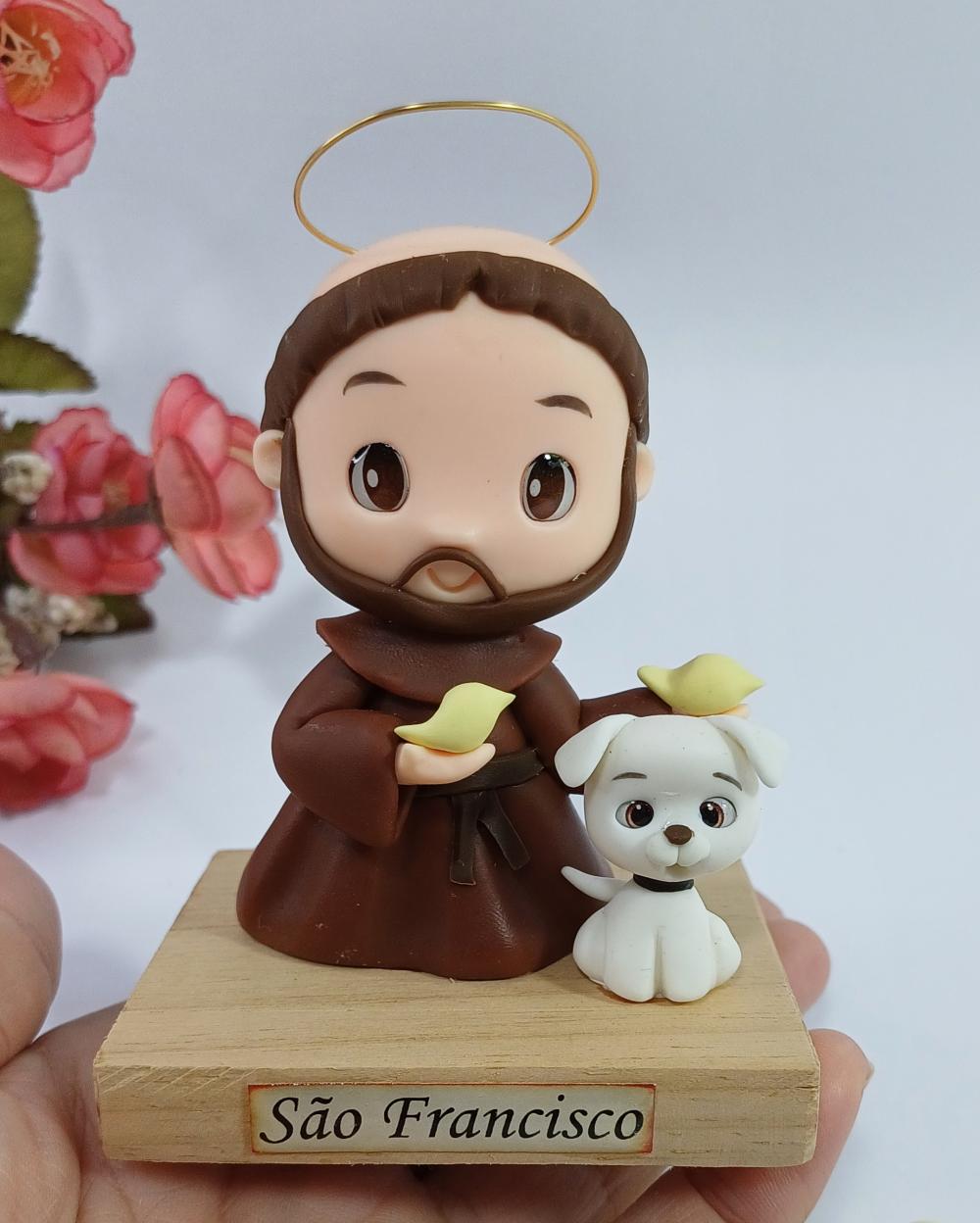 Imagem São Francisco de Assis em Biscuit