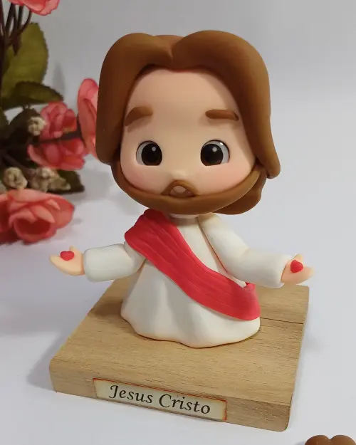 Jesus Cristo em Biscuit Decoração Religiosa | Presente