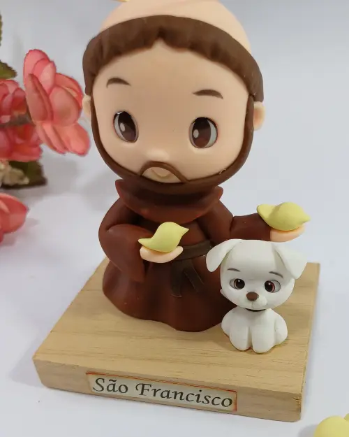Imagem São Francisco de Assis em Biscuit